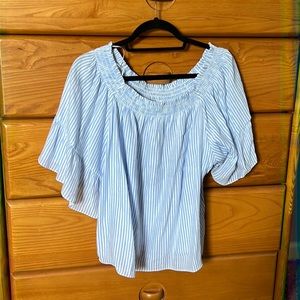 Off the shoulder summer shirt